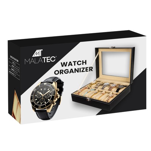 Organizer na zegarki 10 przegródek - obrazek 11