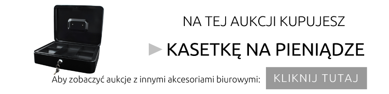 Kasetka na pieniądze duża czarna - obrazek 10