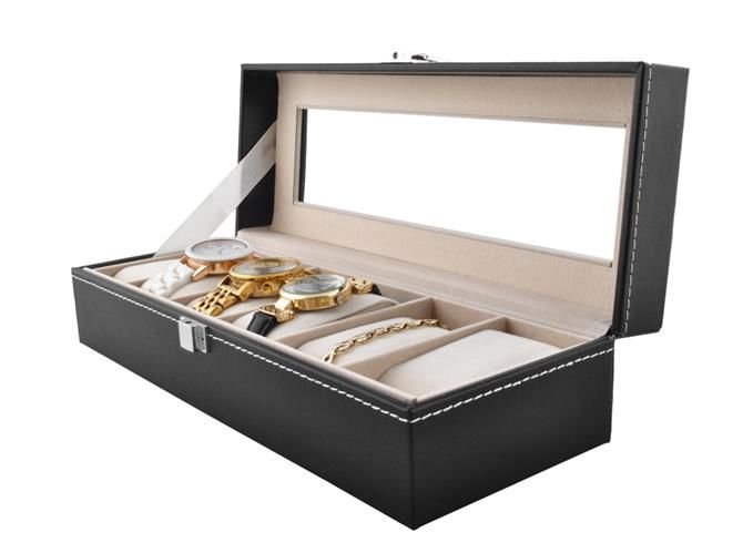 Organizer na zegarki 6 przegródek - obrazek 11