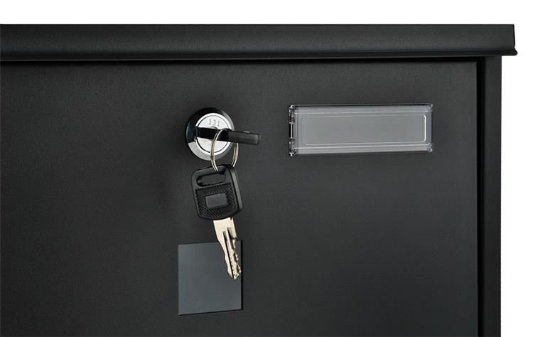 Skrzynka na listy - czarna - obrazek 4