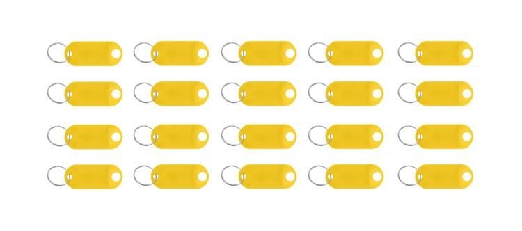 Zestaw brelok/identyfikatory do kluczy 100 szt - obrazek 13