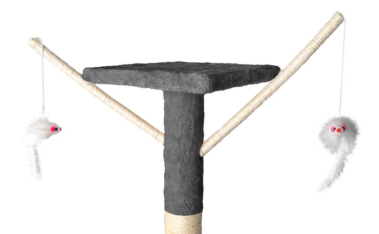 Drzewko dla kota 138cm szare - obrazek 11