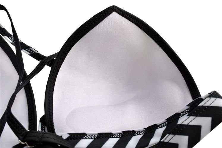 Strój kąpielowy z wysokim stanem - S - obrazek 3