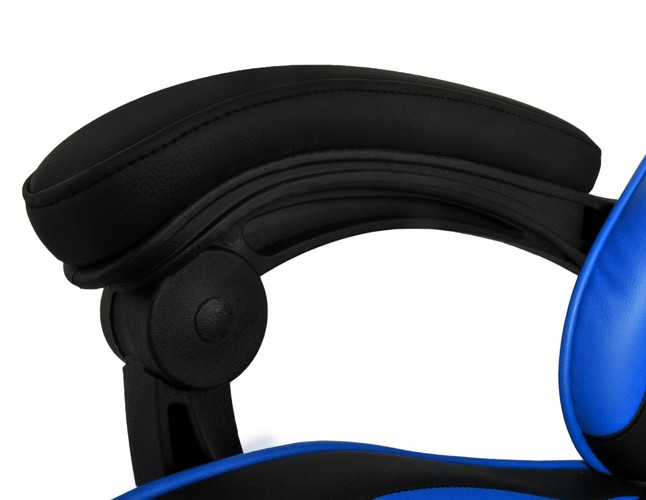 Fotel gamingowy - czarno - niebieski Dunmoon - obrazek 13