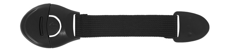 Zabezpieczenie - blokada do szafek 10szt. czarne - obrazek 4