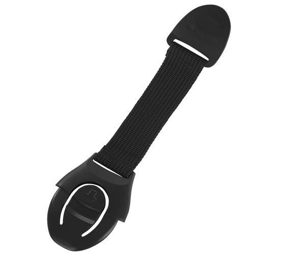 Zabezpieczenie - blokada do szafek 10szt. czarne - obrazek 7