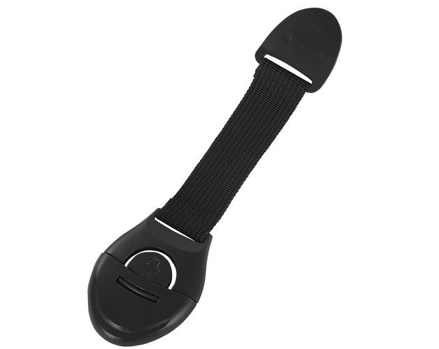 Zabezpieczenie - blokada do szafek 10szt. czarne - obrazek 8