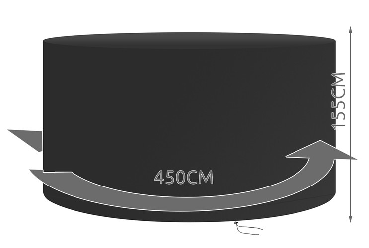 Pokrowiec na kosz ogrodowy podwójny - obrazek 8