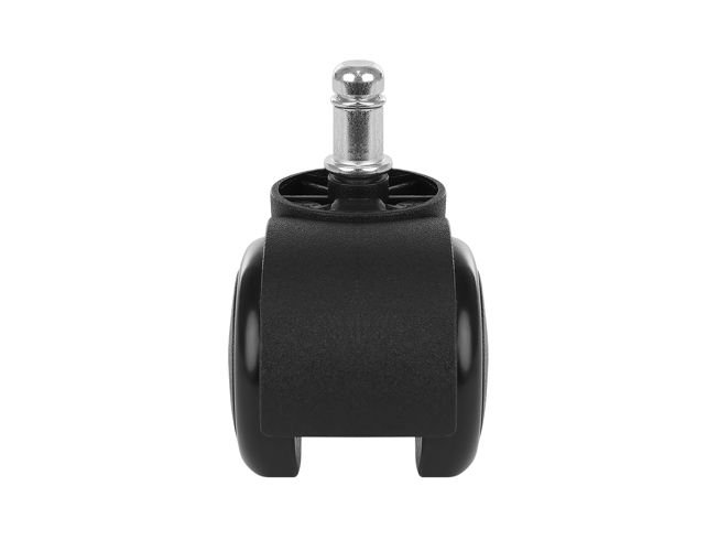 Kółka do fotela biurowego - 5szt - czarne - obrazek 9