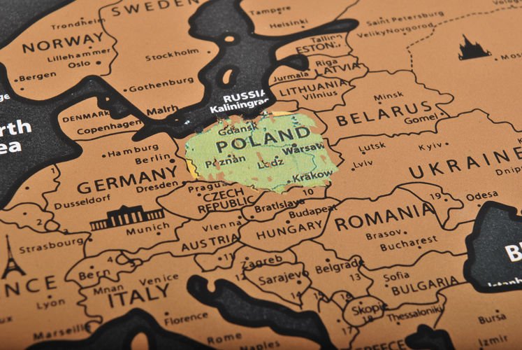 Mapa świata - zdrapka z flagami + akcesoria - obrazek 7