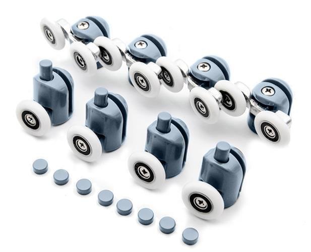 Kółka do kabiny prysznicowej zestaw 8szt. KK9646 - obrazek 2