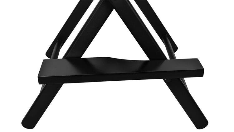 Krzesło do makijażu aluminiowe z zagłówkiem - obrazek 5