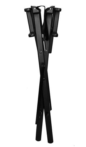 Krzesło do makijażu aluminiowe z zagłówkiem - obrazek 6