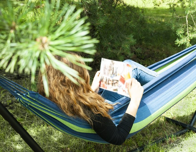 Hamak ogrodowy 200x150cm ze stelażem - obrazek 14