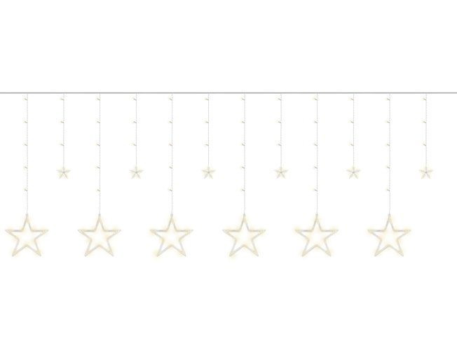 Kurtyna świetlna 138LED - ciepły biały 31V KŚ11317 - obrazek 10