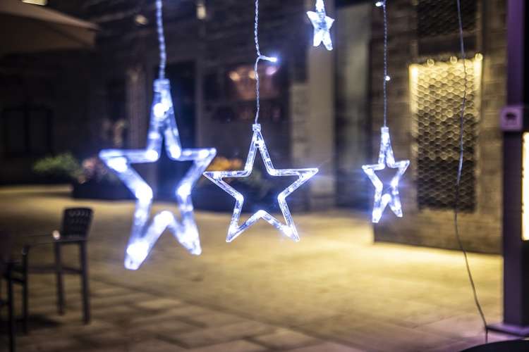 Kurtyna świetlna 138LED - zimny biały 31V KŚ11318 - obrazek 2