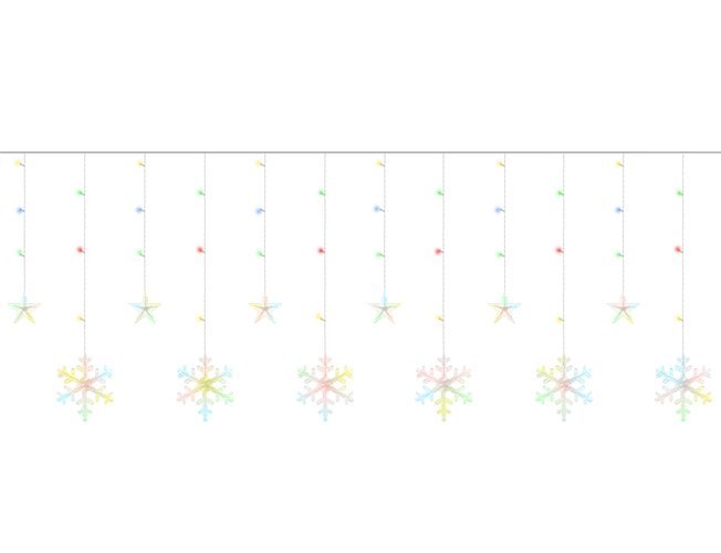 Kurtyna świetlna 138 LED - multikolor 31V KŚ11323 - obrazek 11