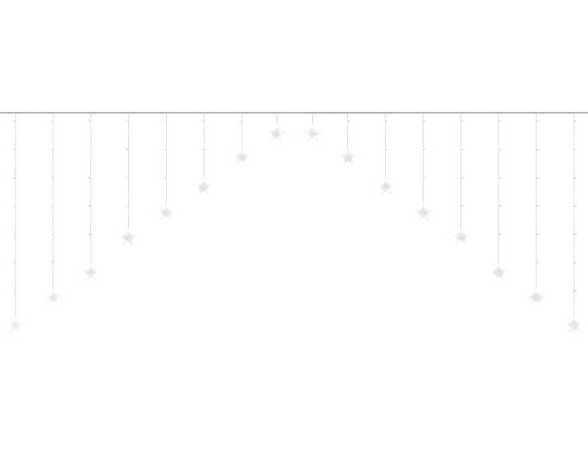 Kurtyna świetlna 136LED - zimny biały 31V KŚ11338 - obrazek 6