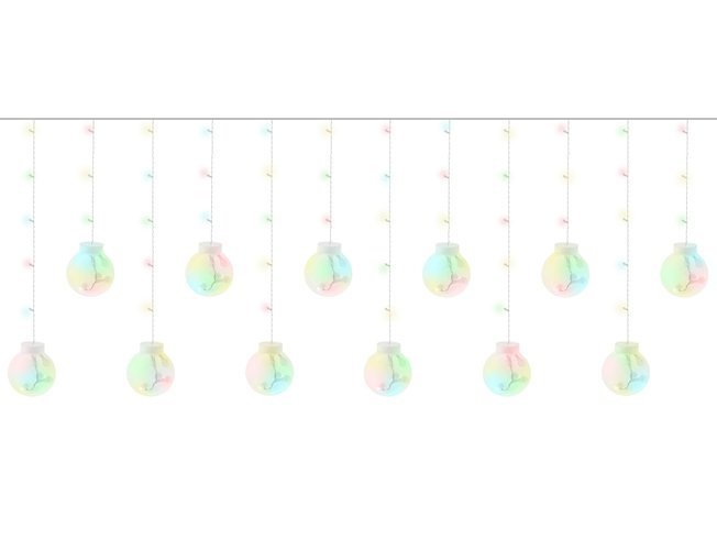Kurtyna świetlna 108 LED - multicolor 31V KŚ11345 - obrazek 6