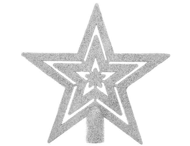 Bombki choinkowe zestaw 100 szt + gwiazda srebrne - obrazek 6