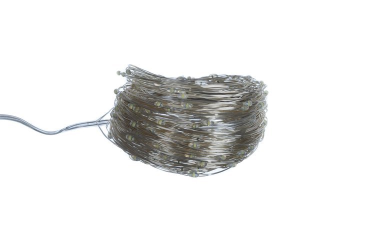 Lampki choinkowe solarne-druciki 200LED z.biały - obrazek 6