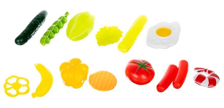 Kuchnia zabawkowa 72cm niebieska + para - obrazek 7