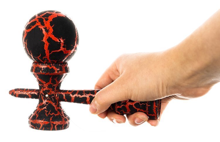 Gra zręcznościowa drewniana - czerwona - obrazek 4