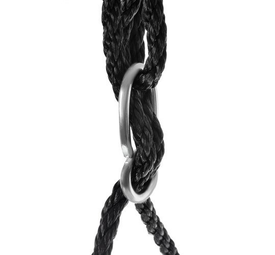 Huśtawka bocianie gniazdo 100 cm czarna - obrazek 5