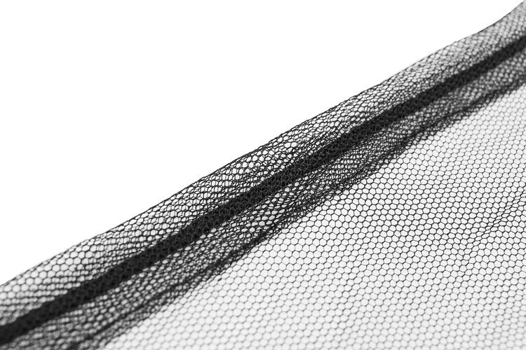 Moskitiera do parasola ogrodowego 3,5m - czarna - obrazek 5