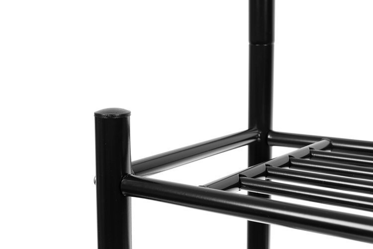 Wieszak na ubrania - stojak z półką na buty 15744 - obrazek 4