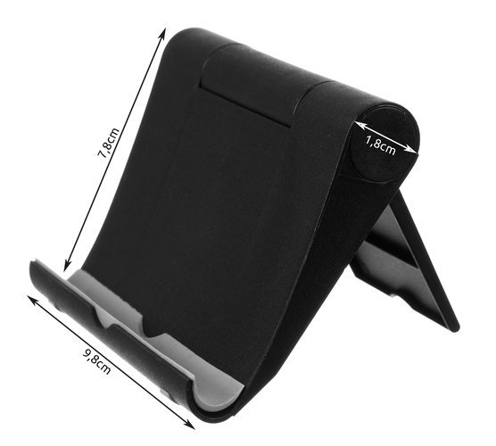Uchwyt - podstawka na telefon czarna - obrazek 9