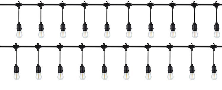 Girlanda ogrodowa wisząca 10m 24V IP44 - obrazek 3