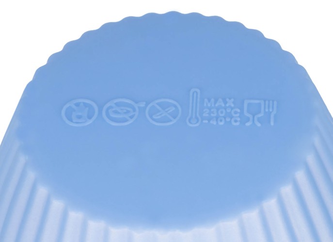 Blaszka do pieczenia + 12 silikonowych foremek - obrazek 5