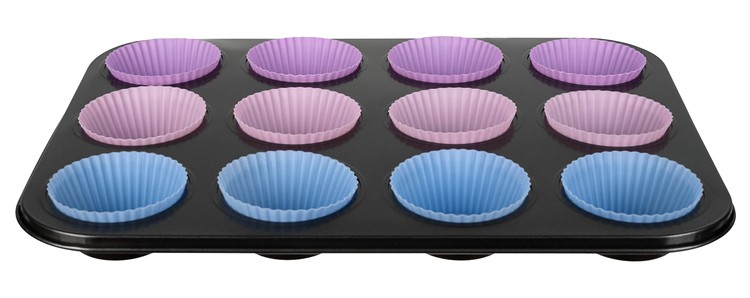 Blaszka do pieczenia + 12 silikonowych foremek - obrazek 6