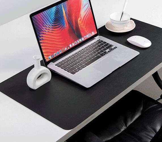 Podkładka pod mysz i klawiaturę- czarna P18625 - obrazek 12