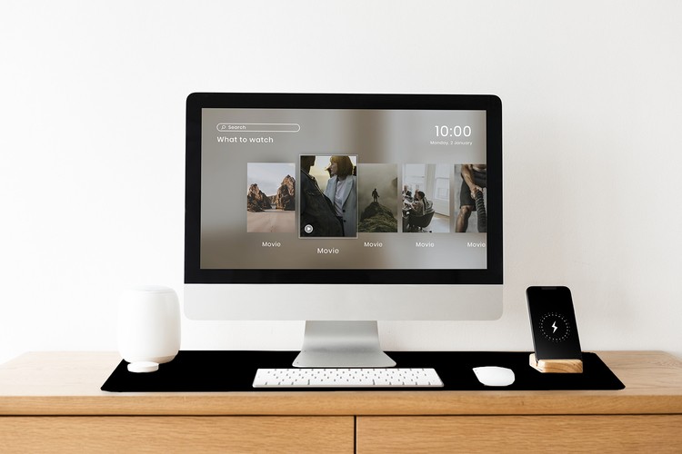 Podkładka pod mysz i klawiaturę- czarna P18625 - obrazek 10