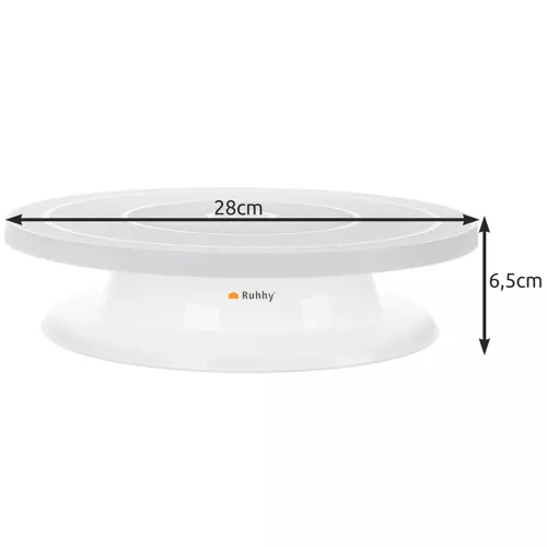 Patera obrotowa + 3 szpatułki do dekoracji ciast - obrazek 11