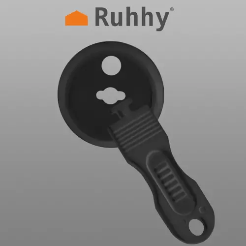 Zabezpieczenie do gniazdka- czarne Ruhhy 19224 - obrazek 2