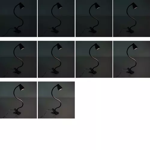 Lampka biurkowa z klipsem- czarna Izoxis 19454 - obrazek 8