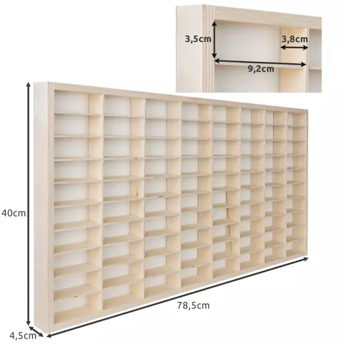 Półka drewniana na auta/resoraki KRUZZEL 20233 - obrazek 2