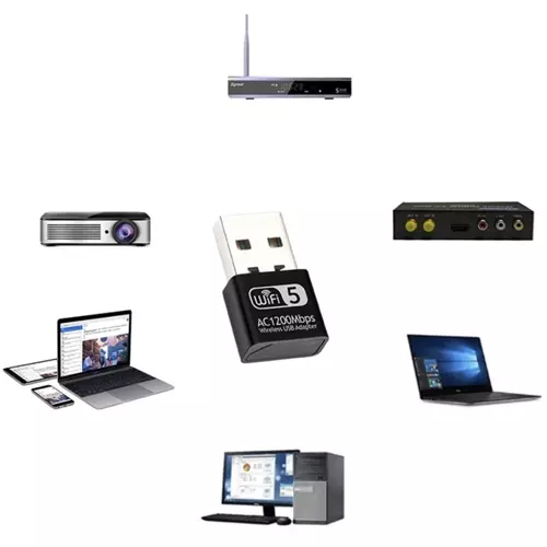 Adapter WIFI na USB 1200Mbps Izoxis 19181 - obrazek 5