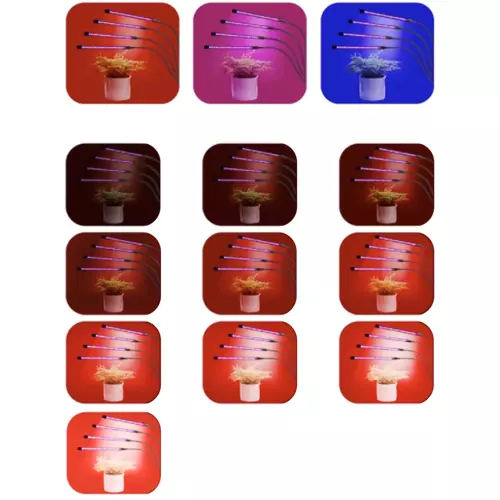 Lampa 20 LED 4szt. do wzrostu roślin Gardlov 19388 - obrazek 9