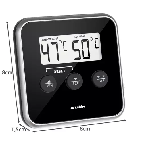 Termometr kuchenny z sondą Ruhhy 19155 - obrazek 3