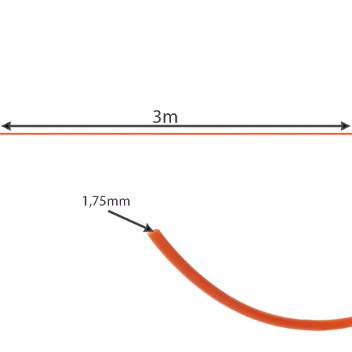 Filamenty PLA 3D- 30szt. x 3m 19875 - obrazek 5