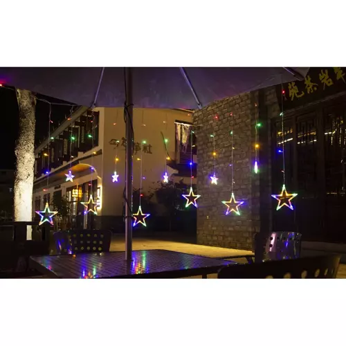 Kurtyna świetlna 138 LED USB- multicolor KŚ19748 - obrazek 3