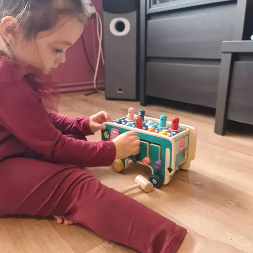 Słoń drewniany- wbijak Kruzzel 20349 - obrazek 4