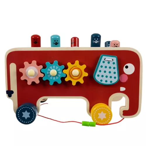 Słoń drewniany- wbijak Kruzzel 20349 - obrazek 14