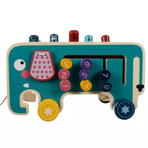 Słoń drewniany- wbijak Kruzzel 20349 - obrazek 15