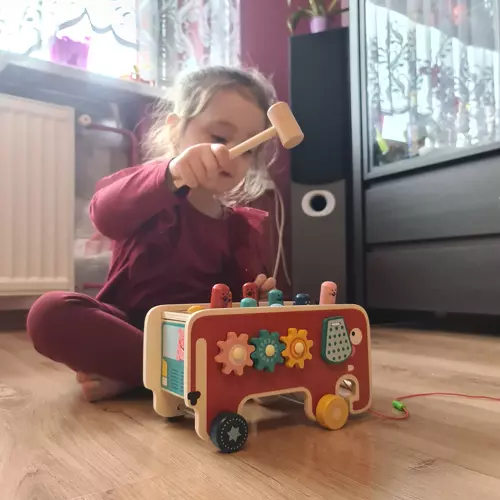 Słoń drewniany- wbijak Kruzzel 20349 - obrazek 7