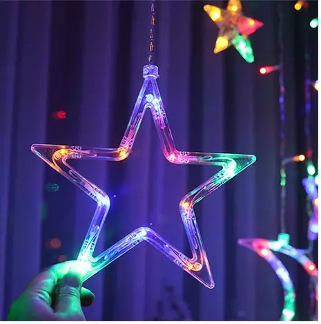 Kurtyna świetlna 138 LED USB- multicolor KŚ19754 - obrazek 7